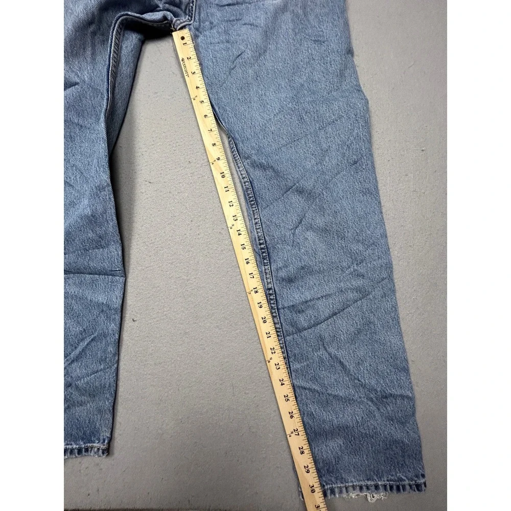 Levi's 505 Regular Fit Cotton Denim Light Wash Blue W34 L34 Mens